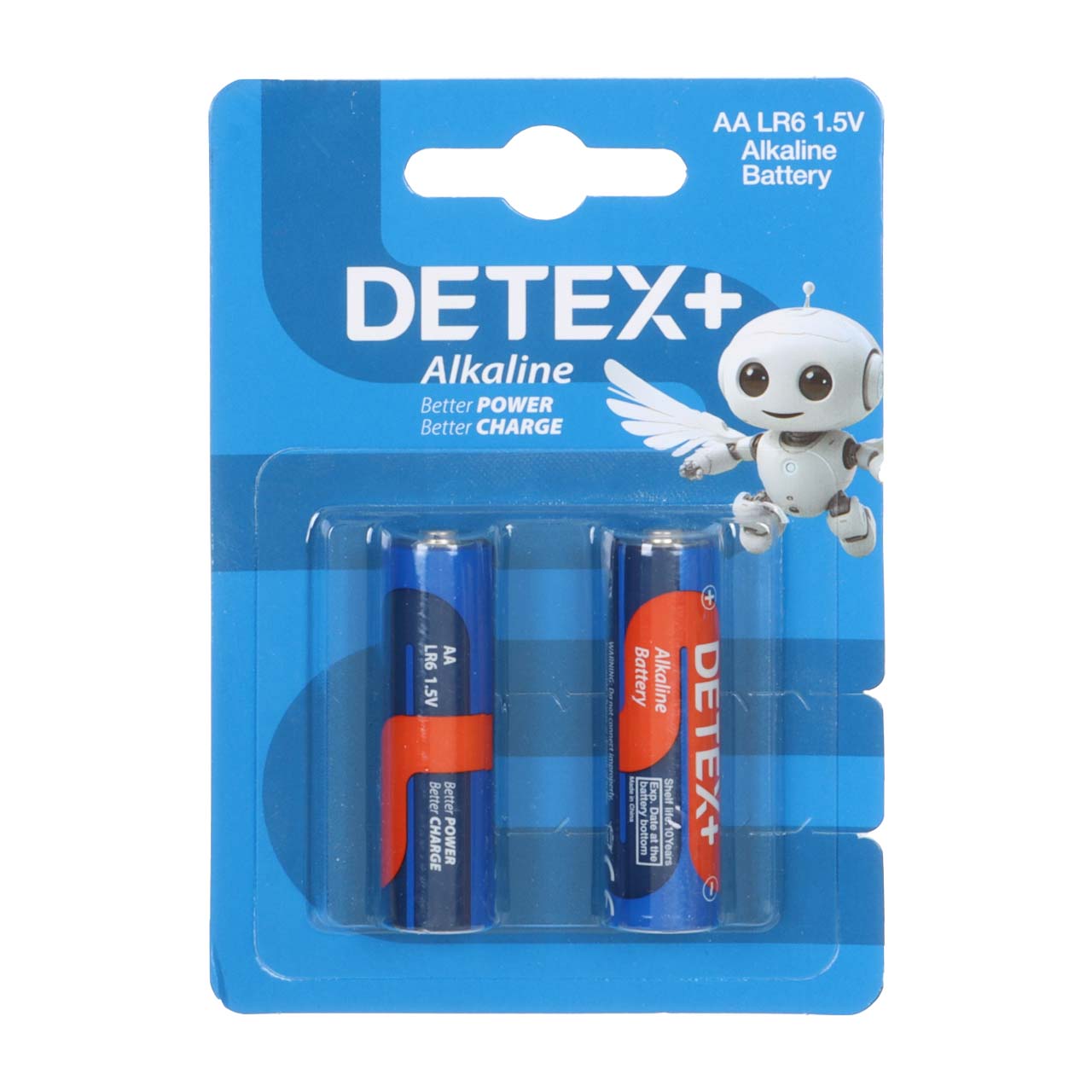 باتری قلم Detex+ - AA مدل Alkaline LR6 (بسته 2 عددی)