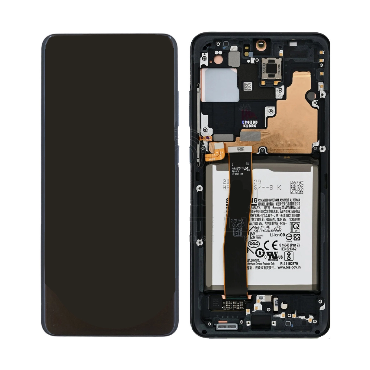 LCD SAM S20 ULTRA (G988) + FRAME BLACK SVC